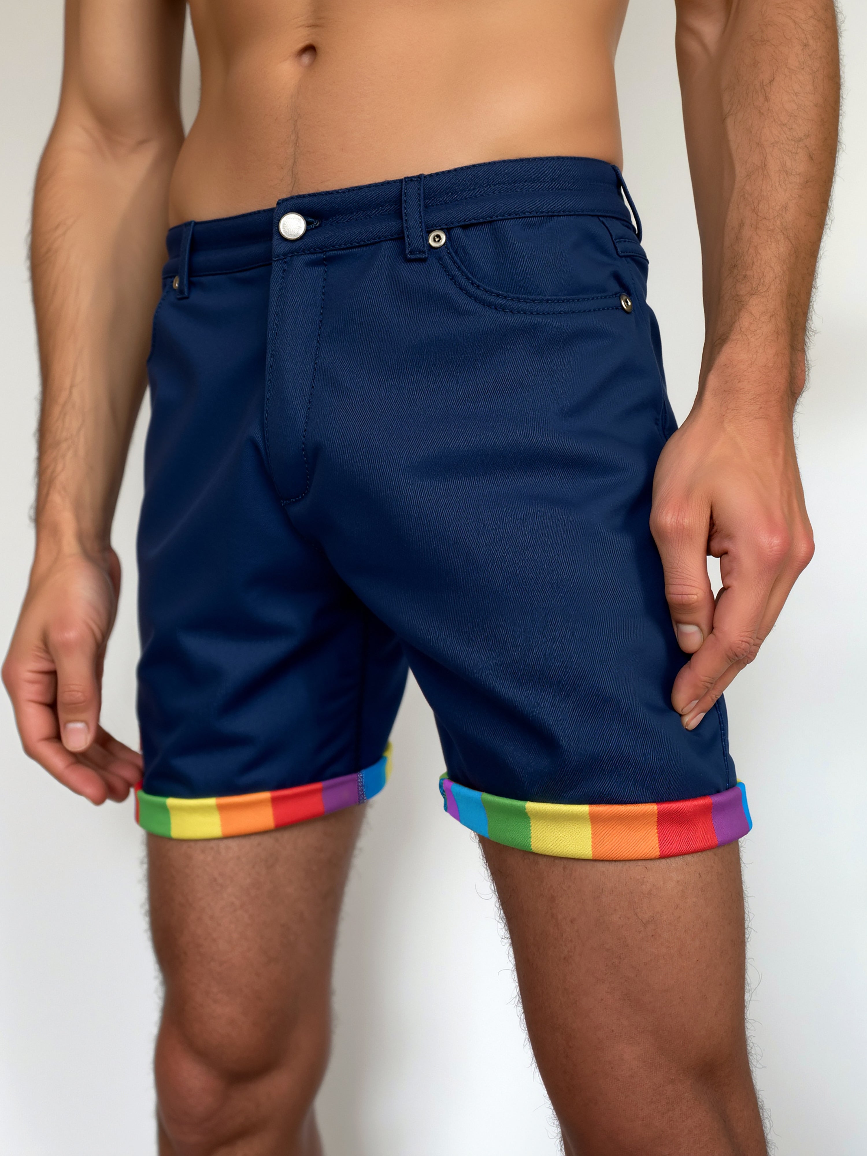 Spectrum Roll-up Shorts 2025 - Navy Blue (Regular)