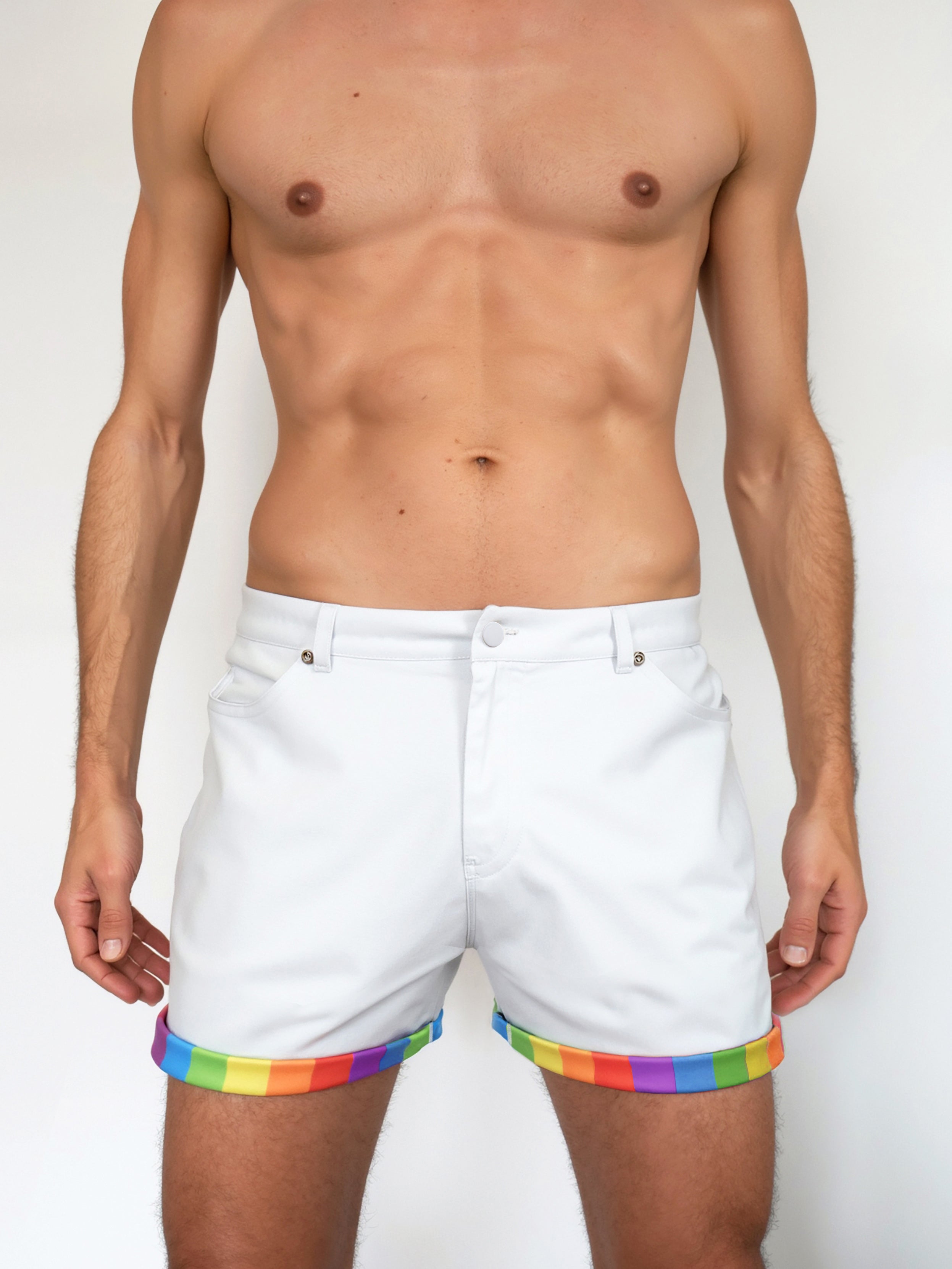 Spectrum Roll-up Shorts 2025 - Off-white (Short)