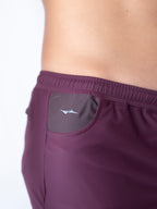 Plum Purple All-Day Active Gym & Swim Shorts