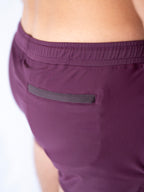 Plum Purple All-Day Active Gym & Swim Shorts