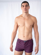 Plum Purple All-Day Active Gym & Swim Shorts