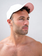 Underbrim Faux Suede Dusty Pink Cap - Off-white