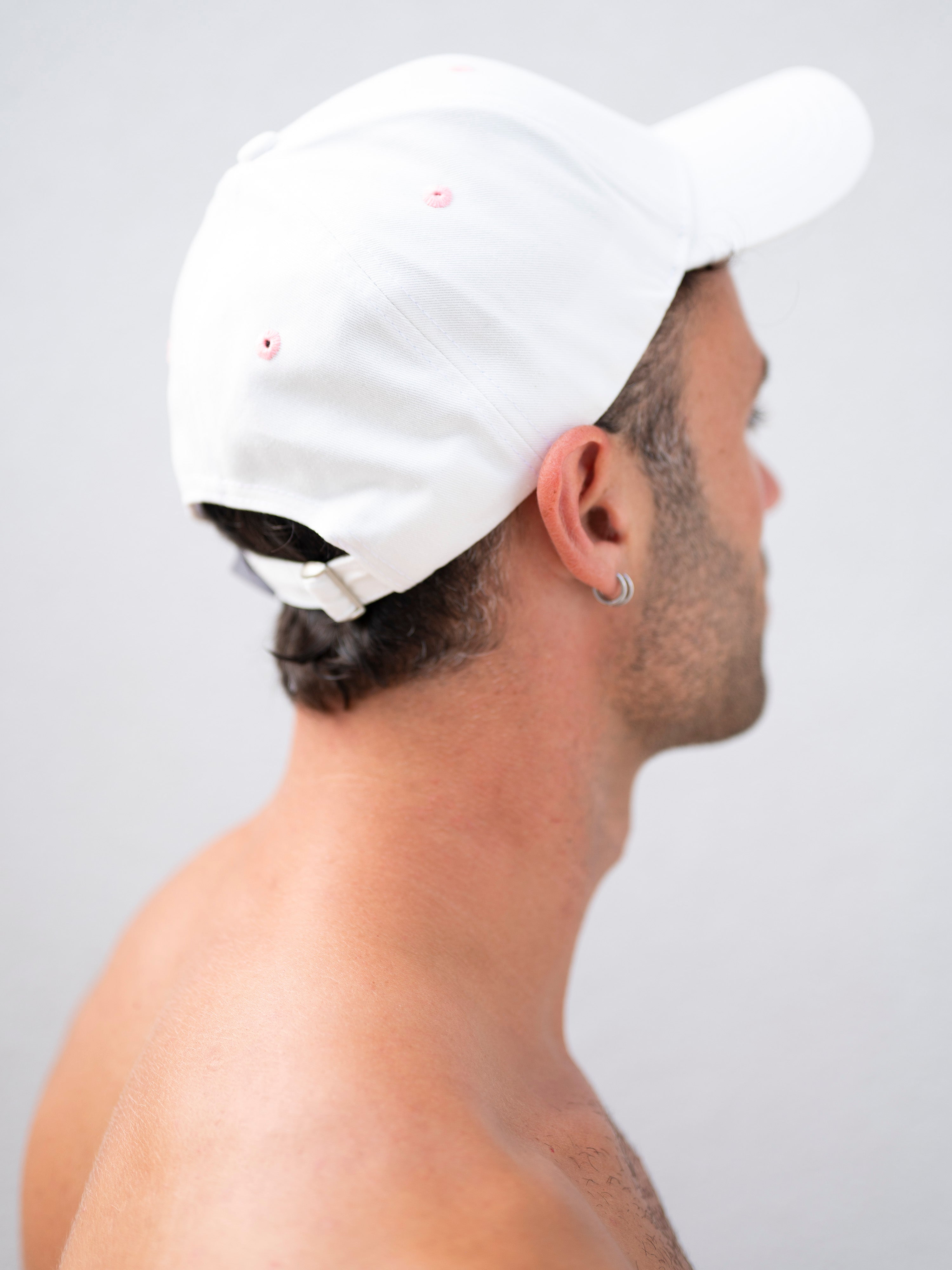 Underbrim Faux Suede Dusty Pink Cap - Off-white