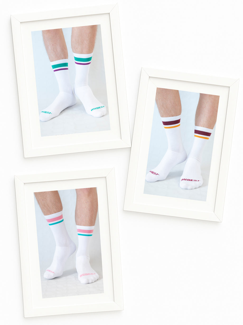 3-Pack Full Terry Retro Socks - Mixed