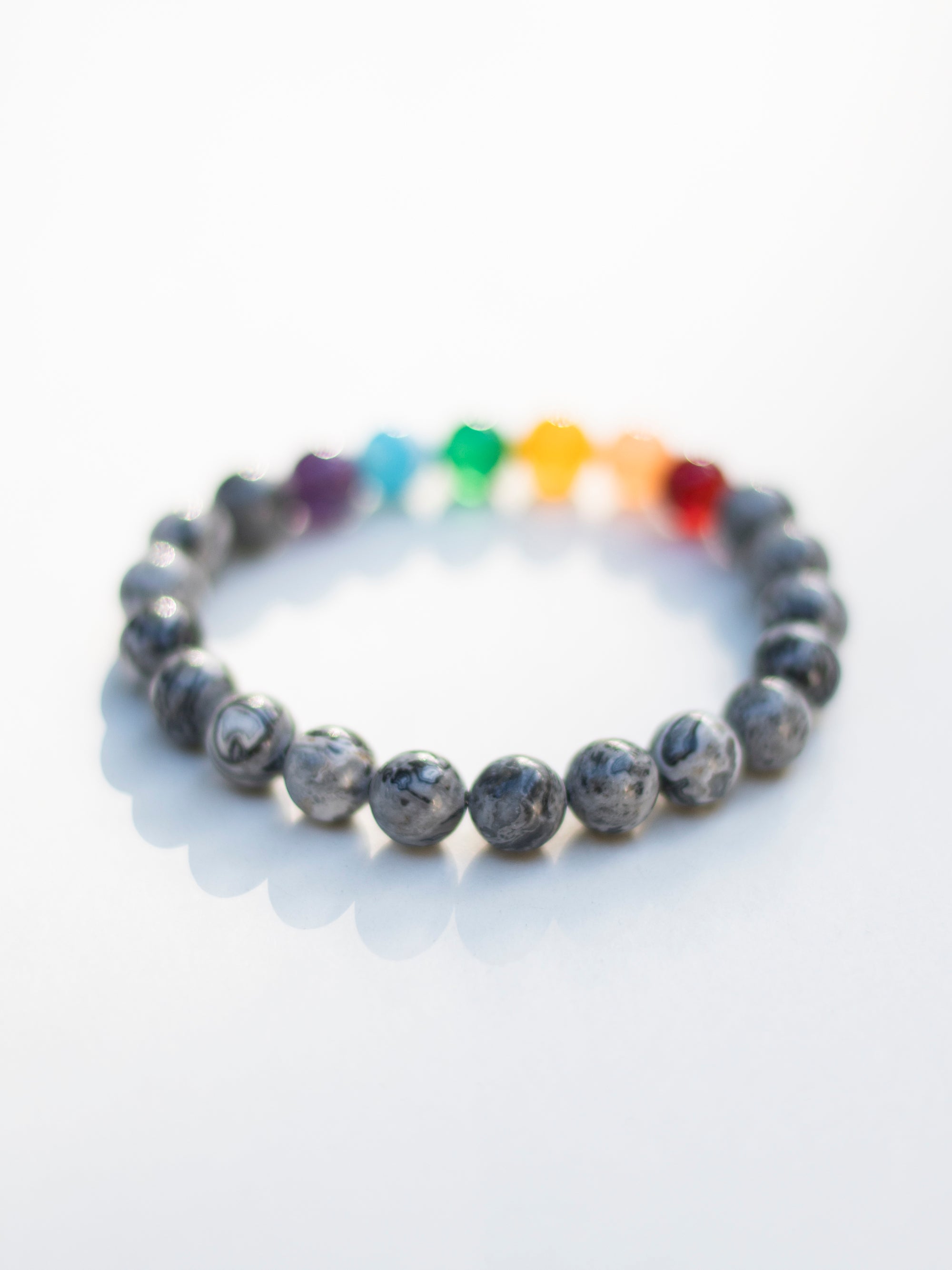 La Pulsera de Piedra Preciosa Real de Rudest - Pack de 2 - Ónix y Jaspe