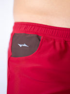 Deep Red All-Day Active Gym & Swim Shorts