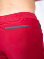Deep Red All-Day Active Gym & Swim Shorts