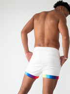 Spectrum Roll-up Shorts 2024 - White