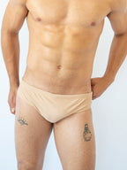 Cappuccino Duo-tone Premium Swim Briefs