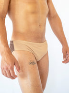 Cappuccino Duo-tone Premium Swim Briefs