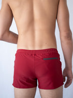 Deep Red All-Day Active Gym & Swim Shorts