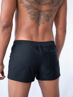Jet Black All-Day Active Gym & Swim Shorts