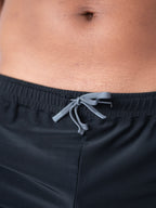 Jet Black All-Day Active Gym & Swim Shorts