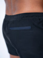 Jet Black All-Day Active Gym & Swim Shorts
