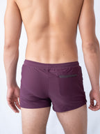 Plum Purple All-Day Active Gym & Swim Shorts