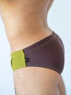 Pistachio Duo-tone Premium Swim Briefs