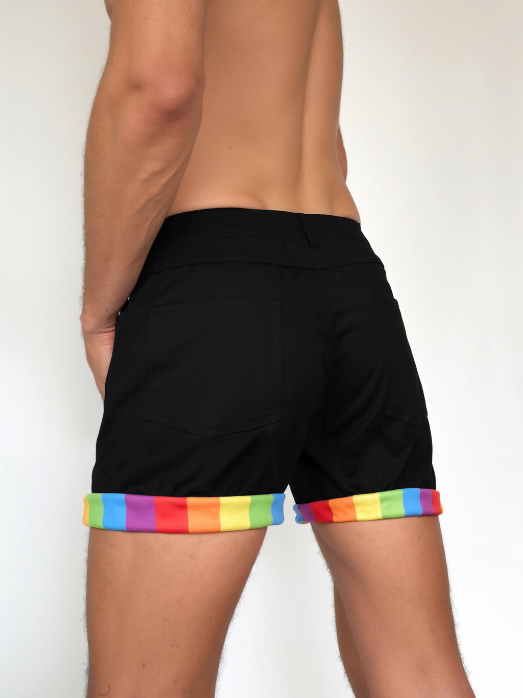 Spectrum Roll-up Shorts 2025 - Black (Short)
