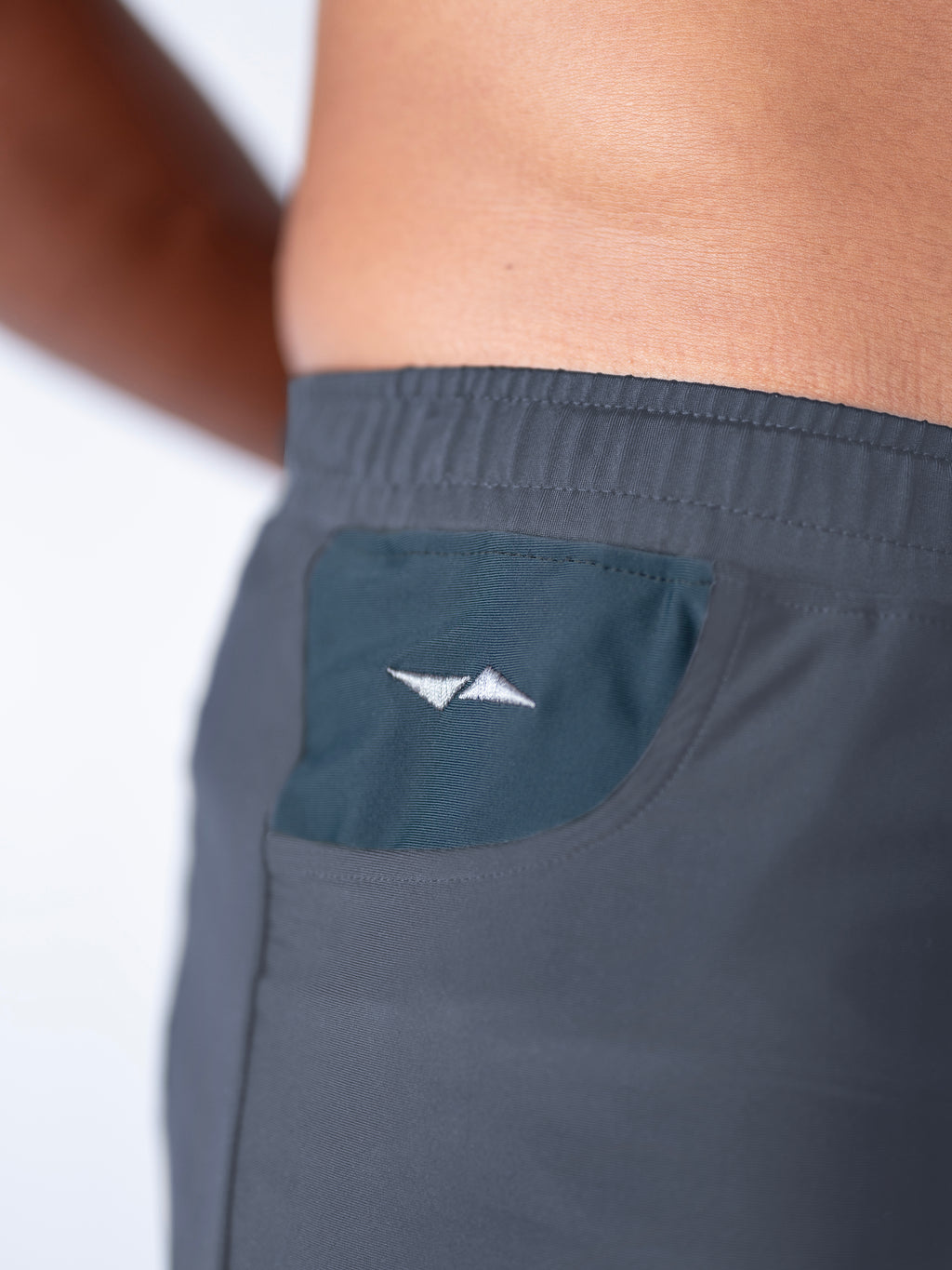 Ash Grey All-Day Active Gym & Swim Shorts