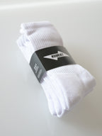 3-Pack Cushion Socks - White