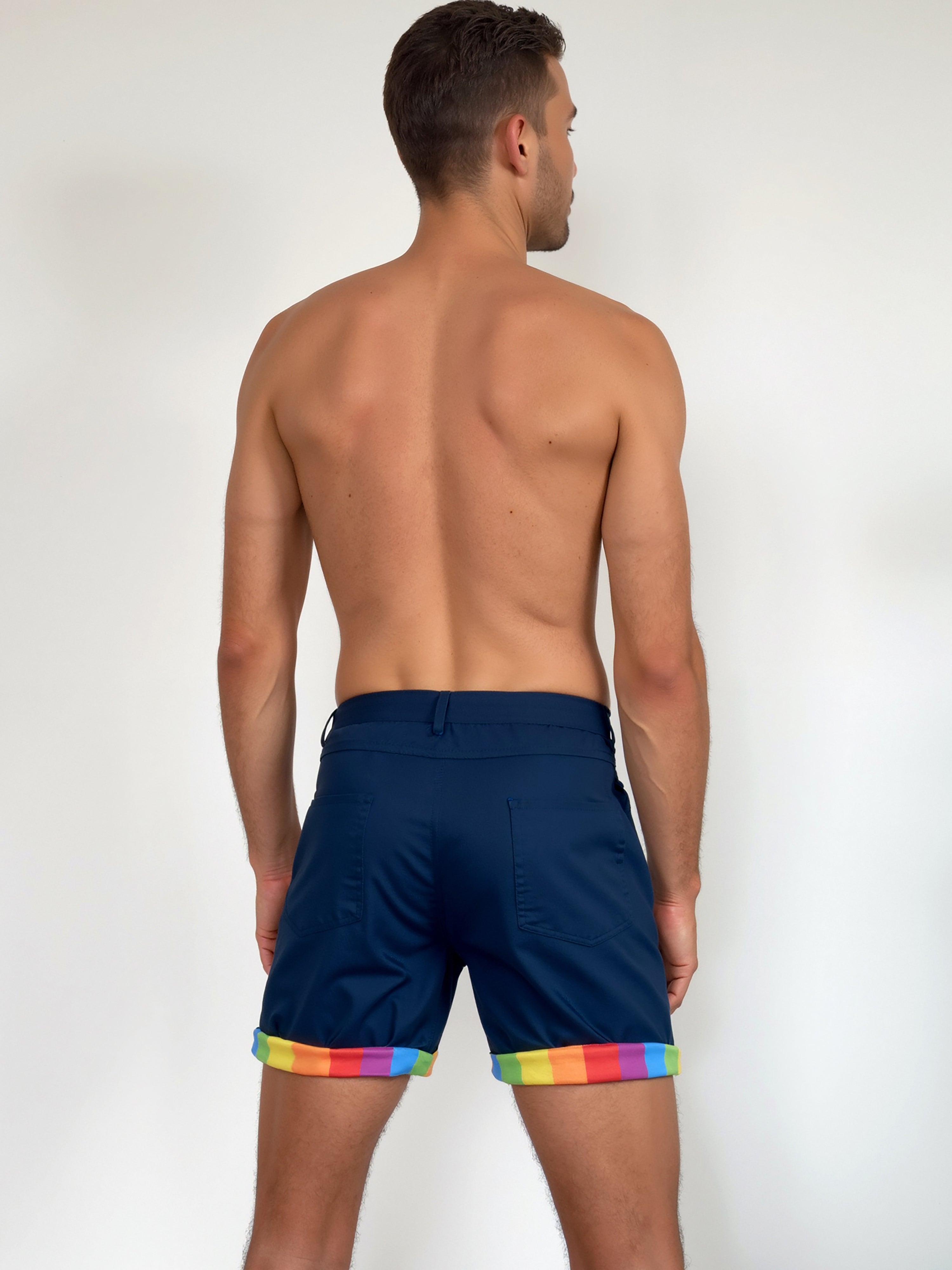 Spectrum Roll-up Shorts 2025 - Navy Blue (Regular)