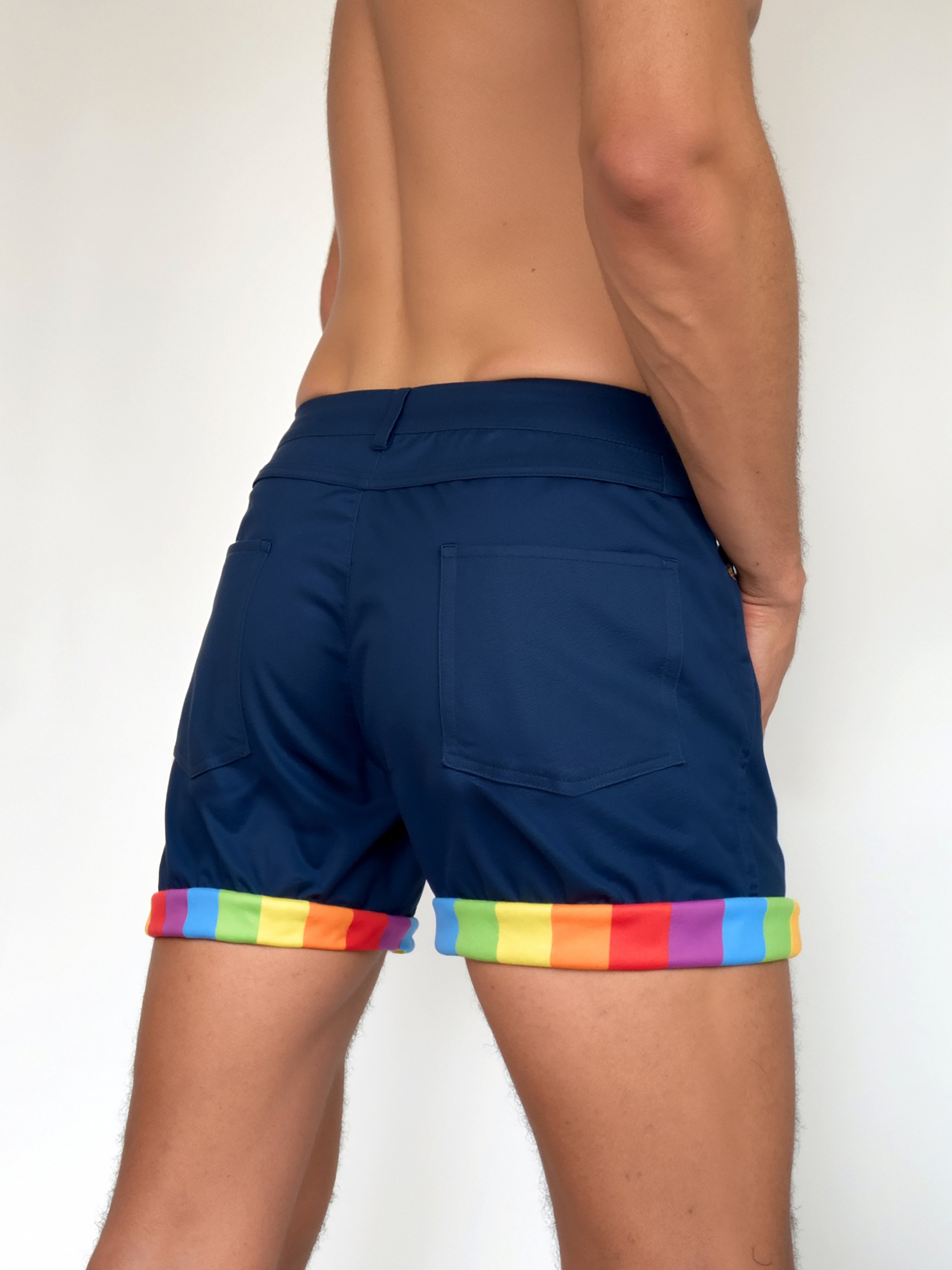Spectrum Roll-up Shorts 2025 - Navy Blue (Short)