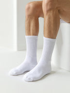 3-Pack Cushion Socks - White