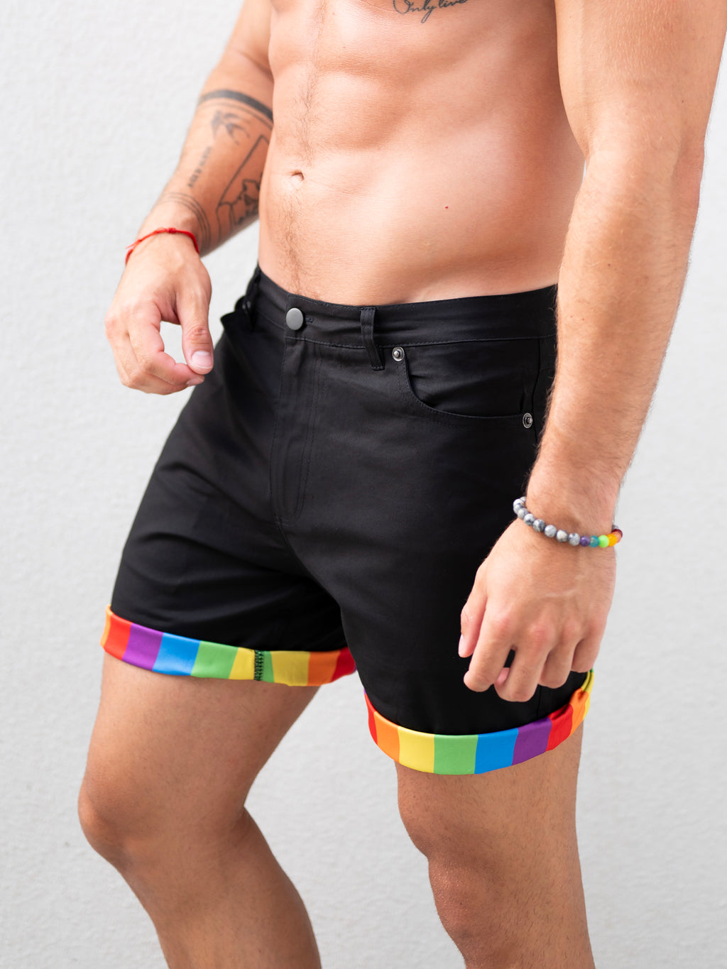 Spectrum Roll-up Shorts 2025 - Black (Regular)