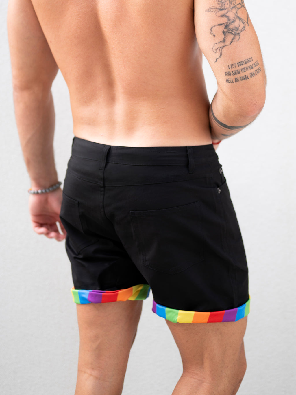 Spectrum Roll-up Shorts 2025 - Black (Regular)