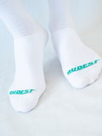 3-Pack Full Terry Retro Socks - Teal + Plum